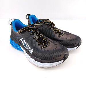 Hoka One One Arahi Shoes Mens Size 8 Black Blue 1019275 Athletic Running Outdoor